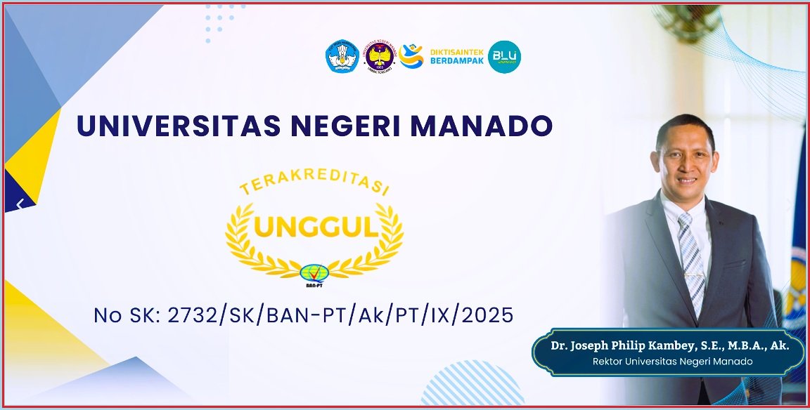 UNIMA Teakreditasi Unggul